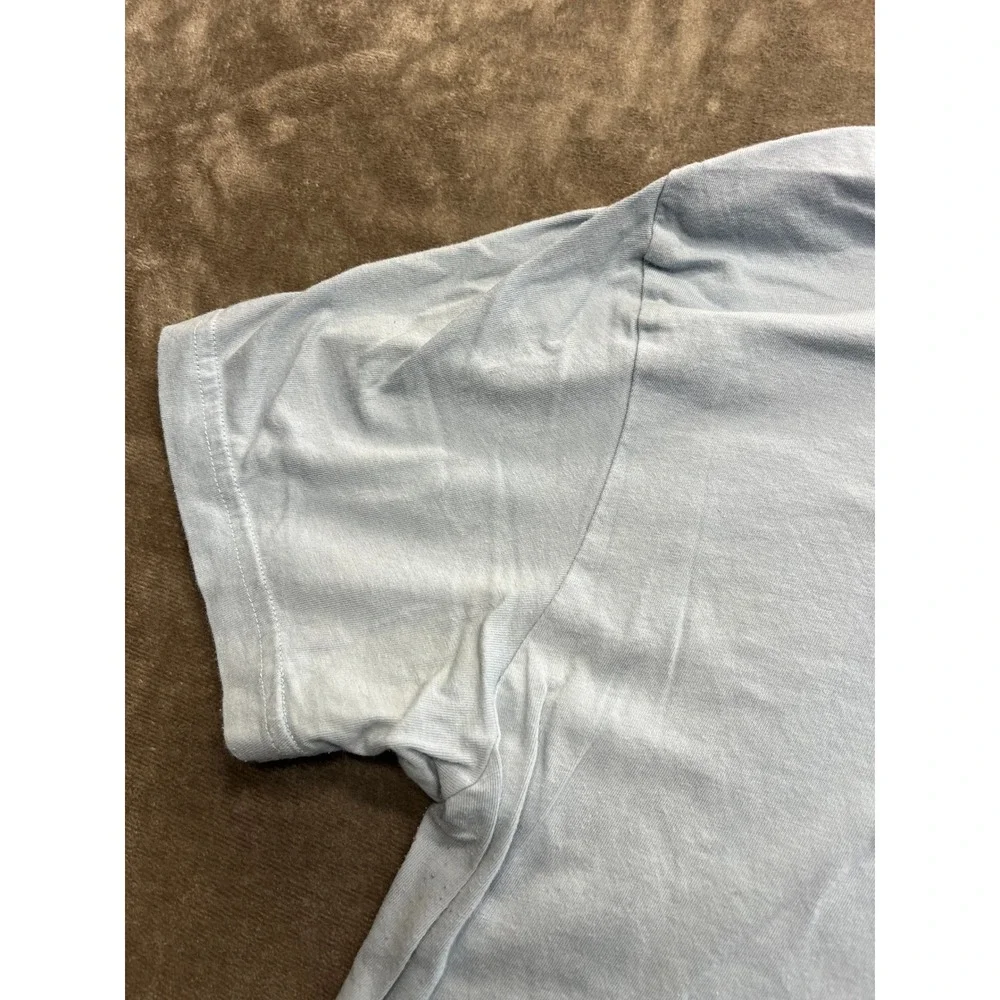 Polo Ralph Lauren Mens Classic Fit Crew Neck T-Shirt Light Blue‎ Large Pony Logo